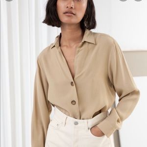 & Other Stories Relaxed Fit Button Up